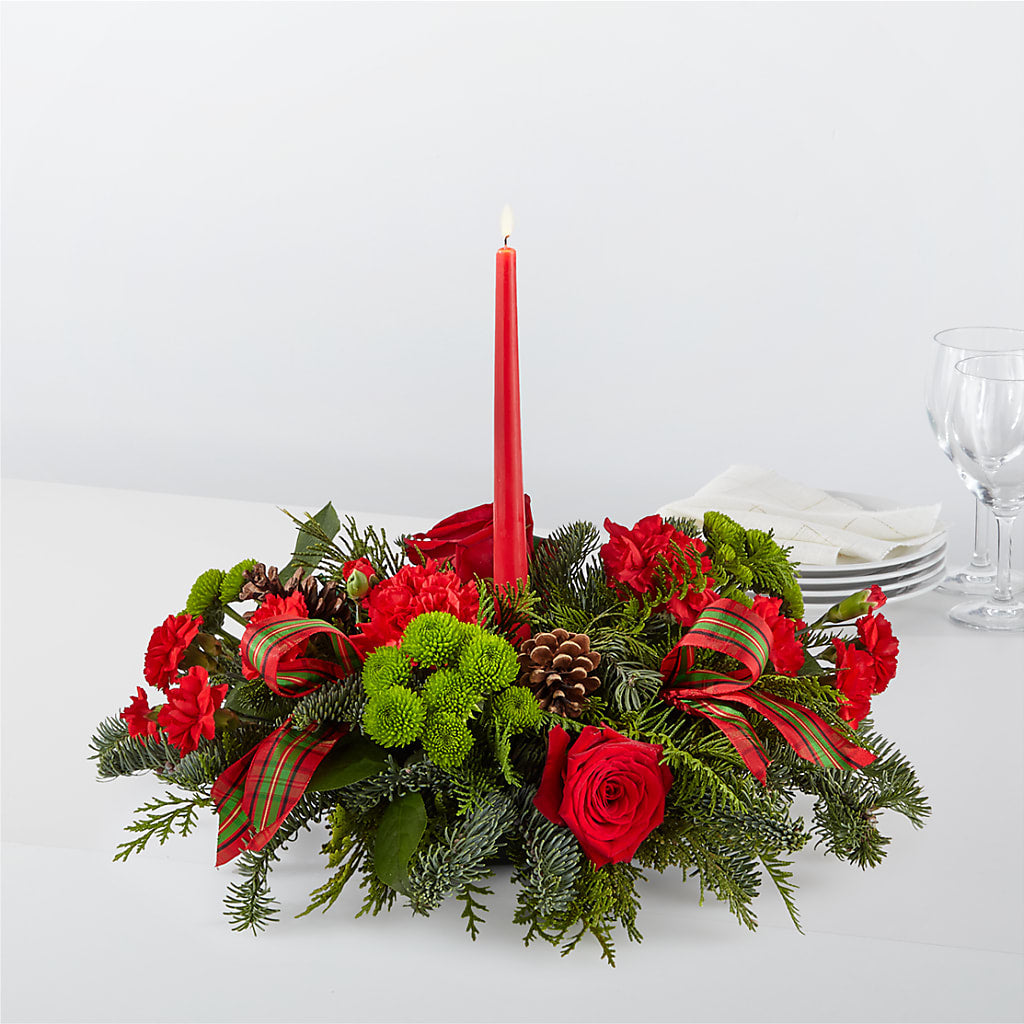 By the Candlelight Centerpiece – La Petite Florist And Gifts, Brea CA