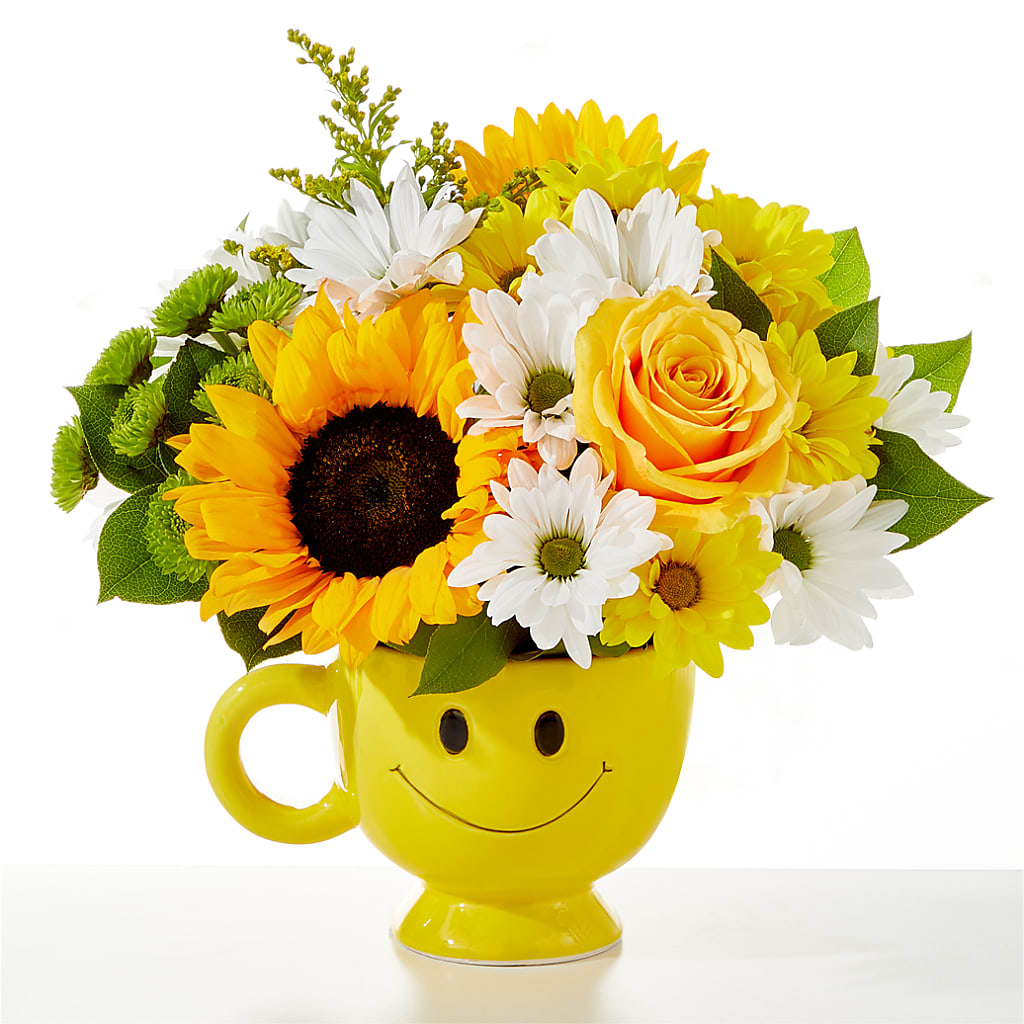 Be Happy Bouquet – La Petite Florist And Gifts, Brea CA