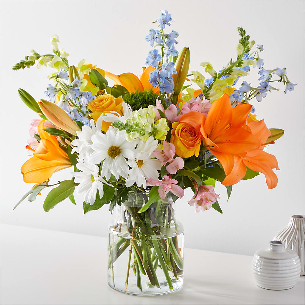 Sun Salutation Bouquet – La Petite Florist And Gifts, Brea CA