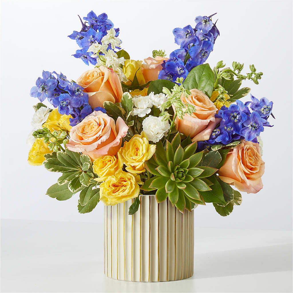 Cobalt Reverie Bouquet – La Petite Florist And Gifts, Brea CA