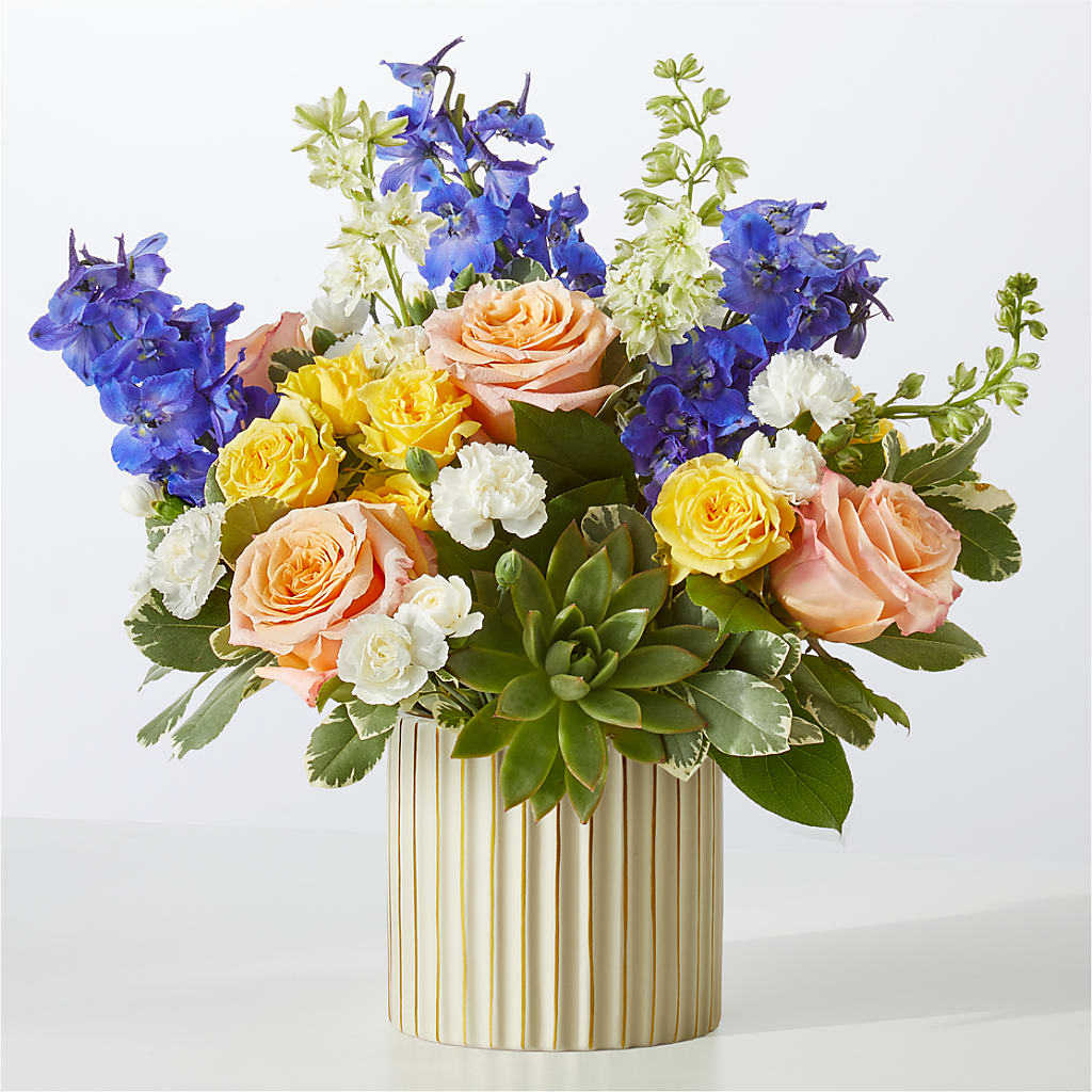 Cobalt Reverie Bouquet – La Petite Florist And Gifts, Brea CA