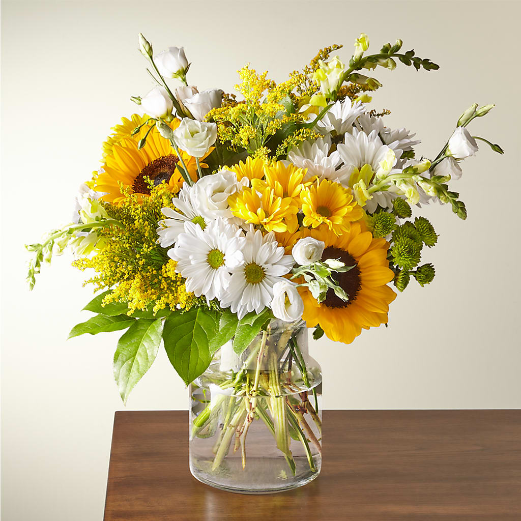 Hello Sunshine Bouquet – La Petite Florist And Gifts, Brea CA