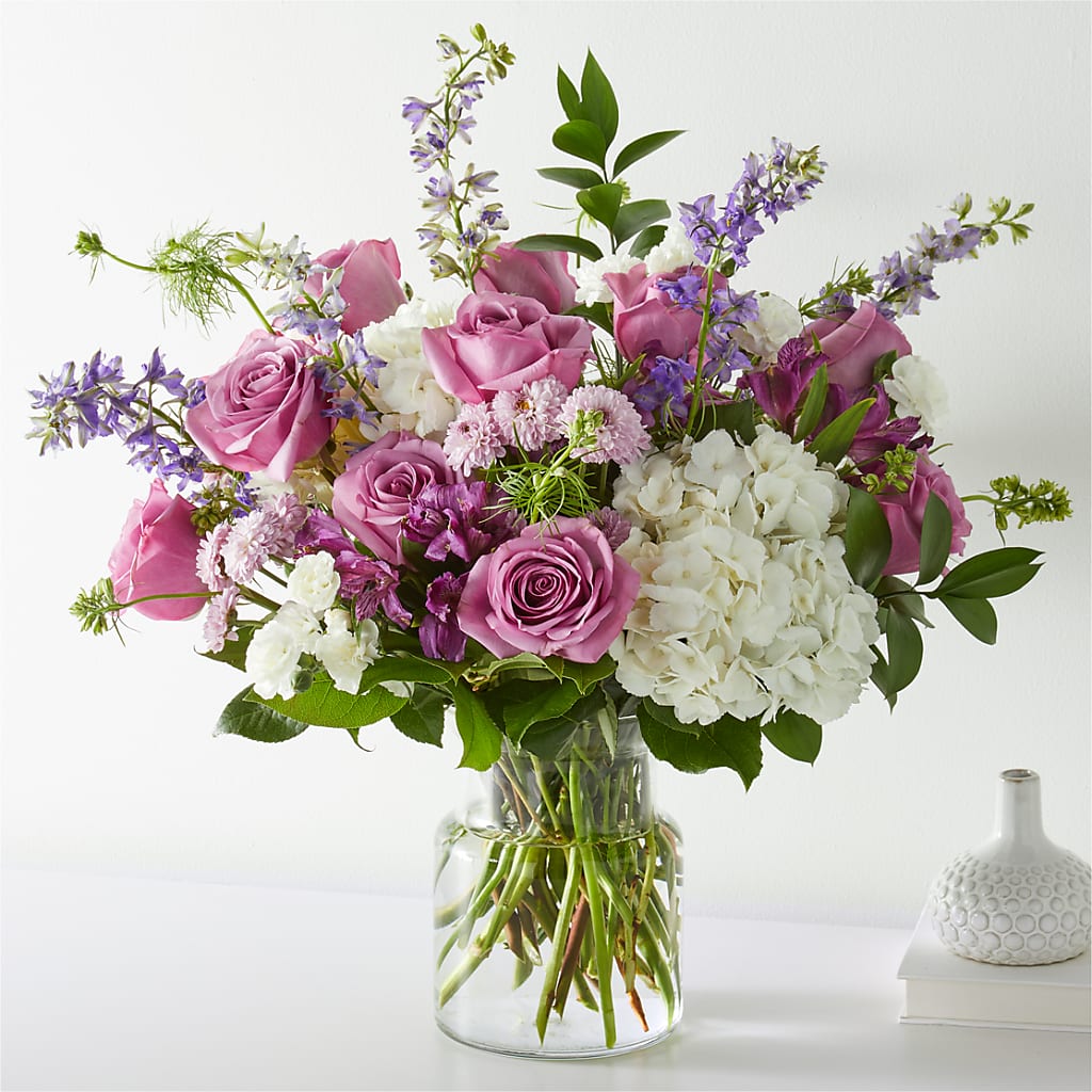 Violet Caress Bouquet – La Petite Florist And Gifts, Brea CA