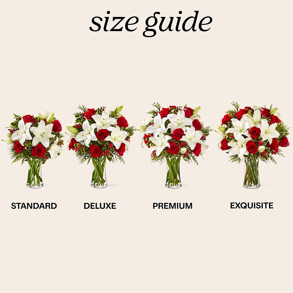 Sparkling Snowflakes Bouquet – La Petite Florist And Gifts, Brea CA
