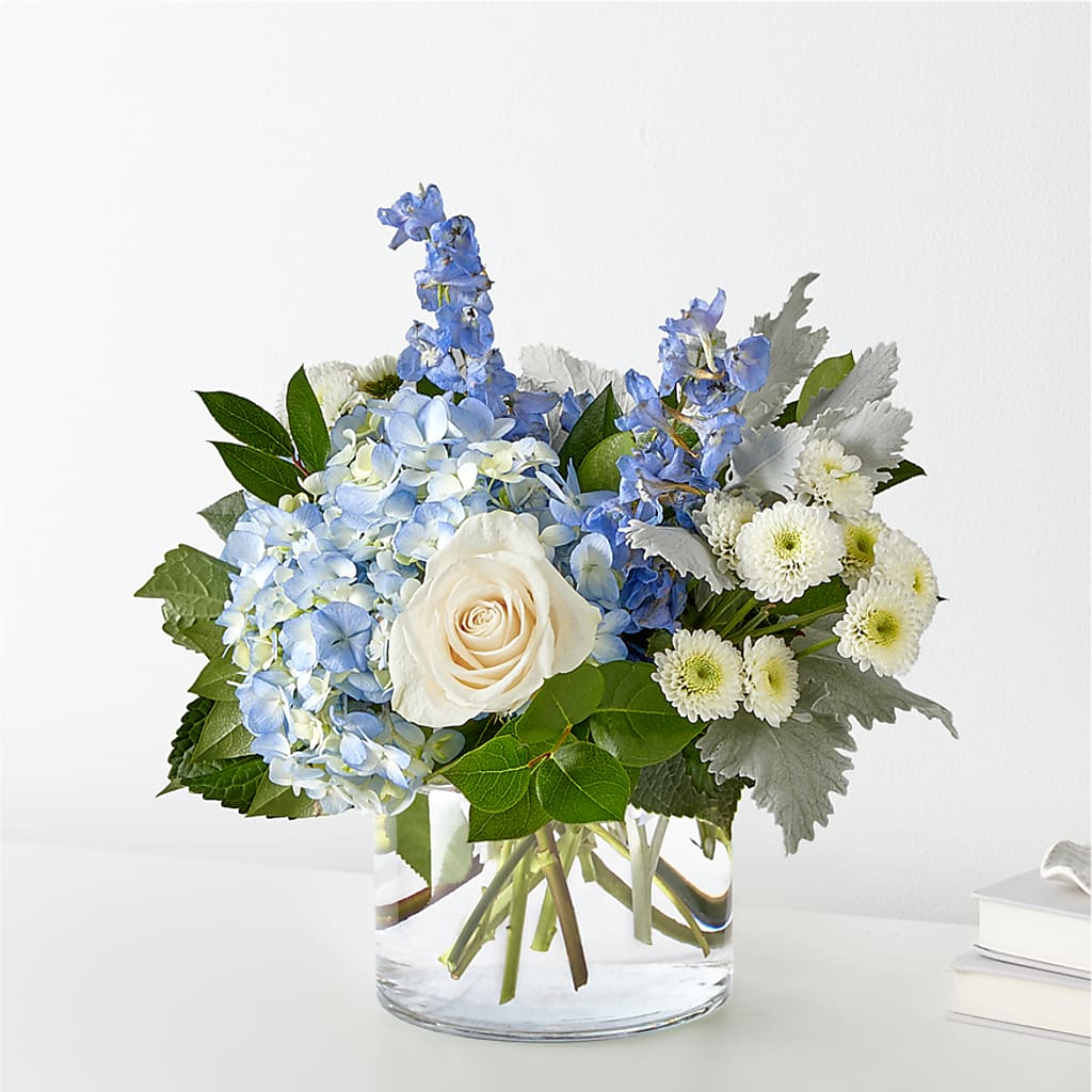 Clear Skies Bouquet – La Petite Florist And Gifts, Brea CA