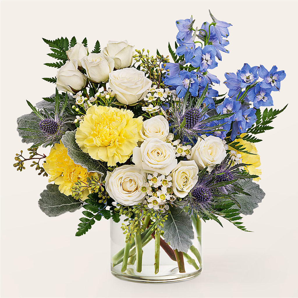 Lemon Sorbet Bouquet – La Petite Florist And Gifts, Brea CA