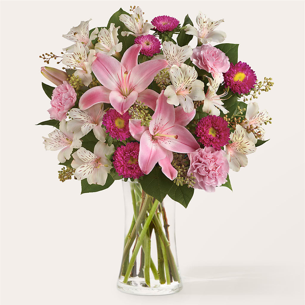 Feeling Fuchsia Bouquet – La Petite Florist And Gifts, Brea CA