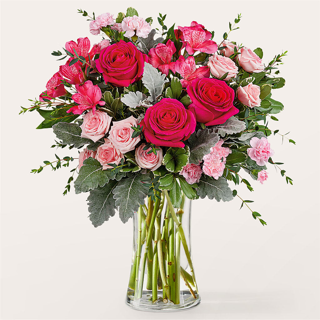 Tickled Pink Bouquet – La Petite Florist And Gifts, Brea CA