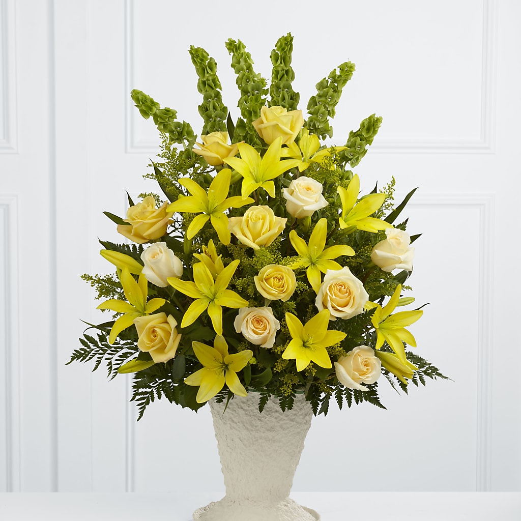 Golden Memories Arrangement – La Petite Florist And Gifts, Brea CA