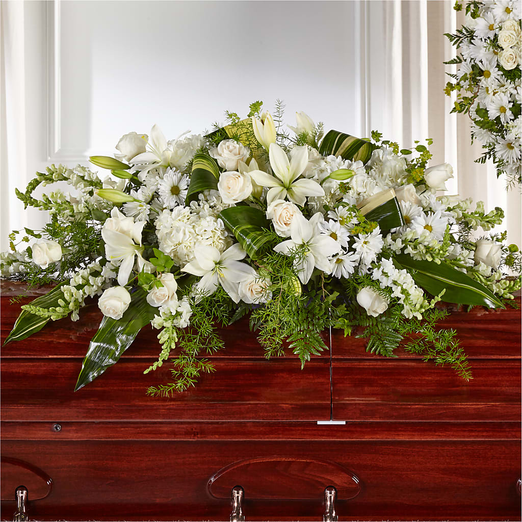 Abundance Casket Spray – La Petite Florist And Gifts, Brea CA