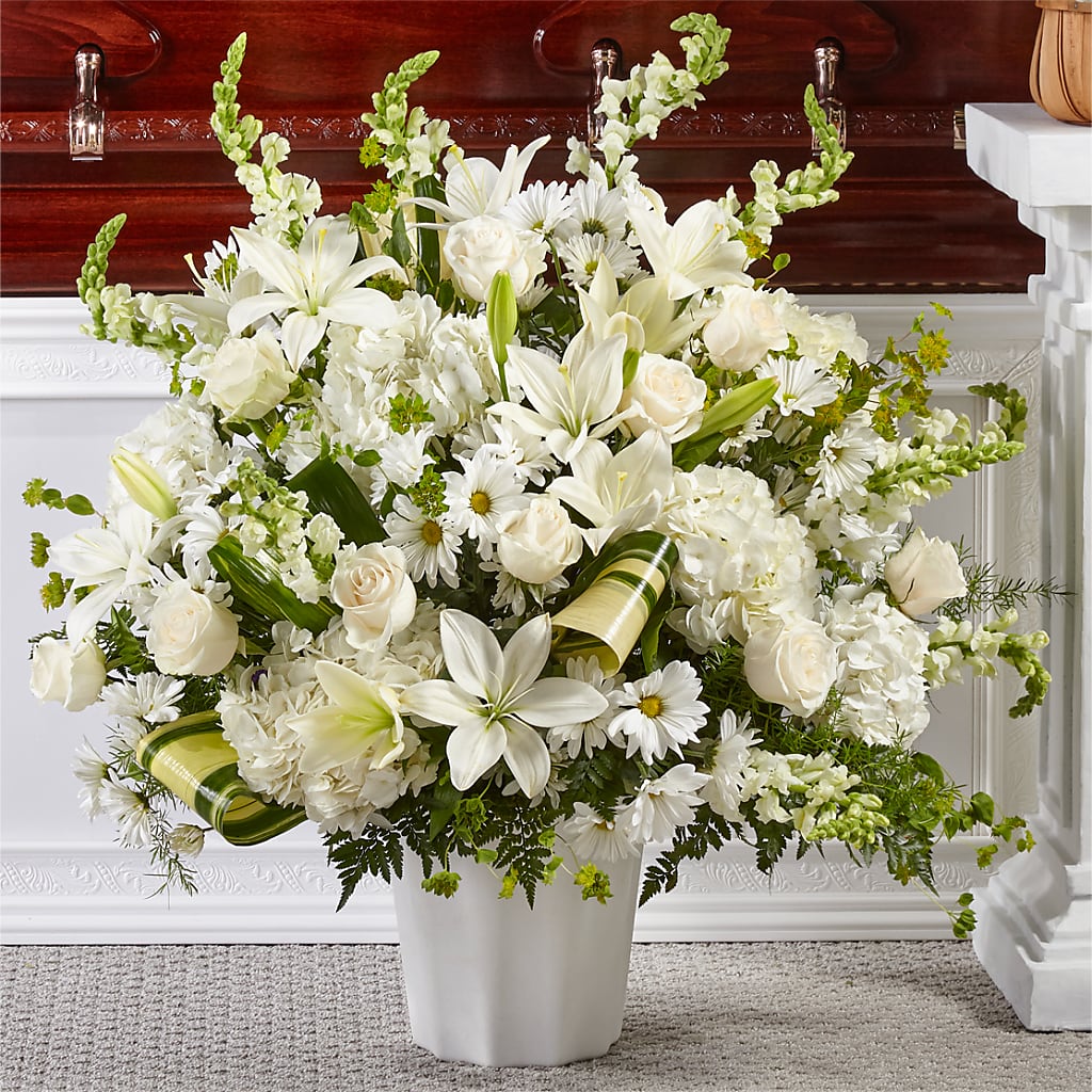 Thoughts of Tranquility Floor Basket – La Petite Florist And Gifts, Brea CA