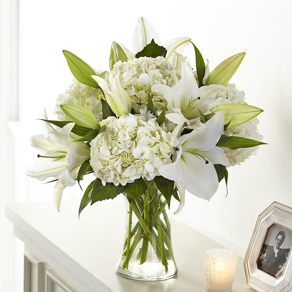 Compassionate Lily Bouquet – La Petite Florist And Gifts, Brea CA