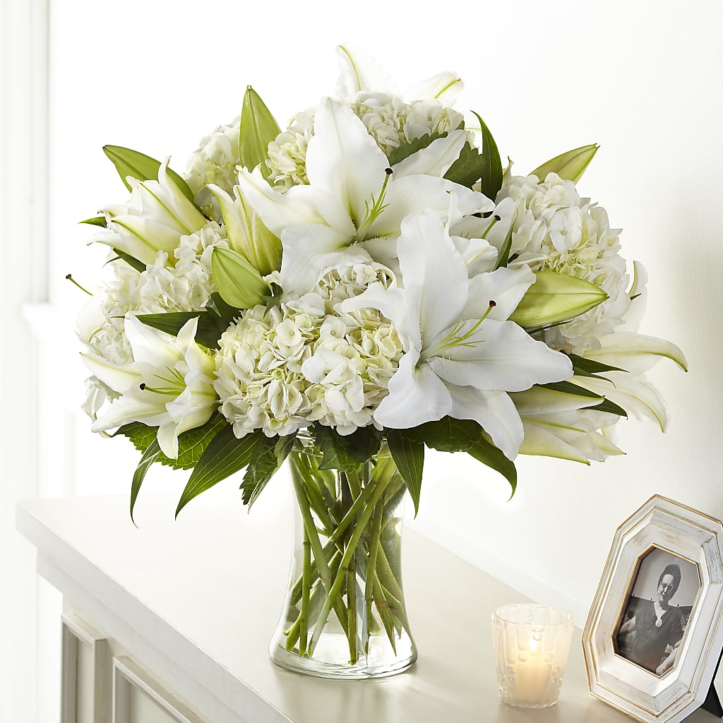 Compassionate Lily Bouquet – La Petite Florist And Gifts, Brea CA