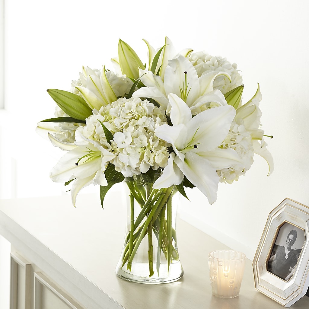 Compassionate Lily Bouquet – La Petite Florist And Gifts, Brea CA