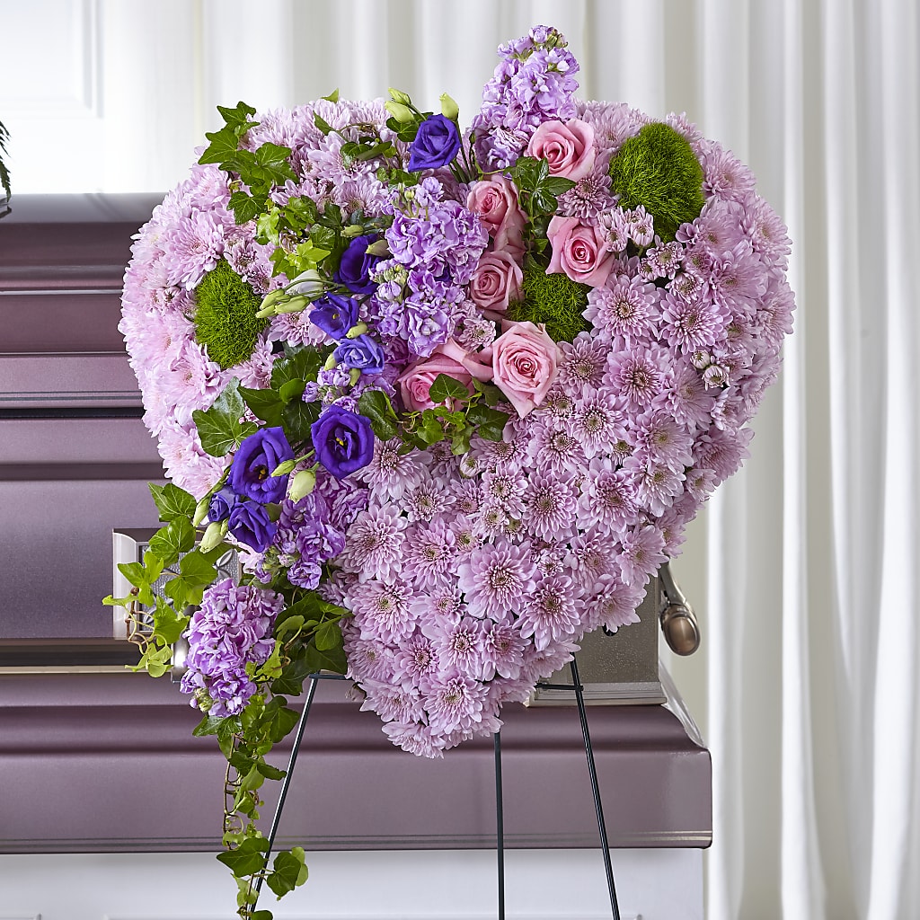 Treasured Love Standing Heart – La Petite Florist And Gifts, Brea CA