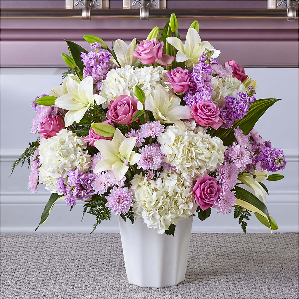 Heaven Sent Floor Basket – La Petite Florist And Gifts, Brea CA
