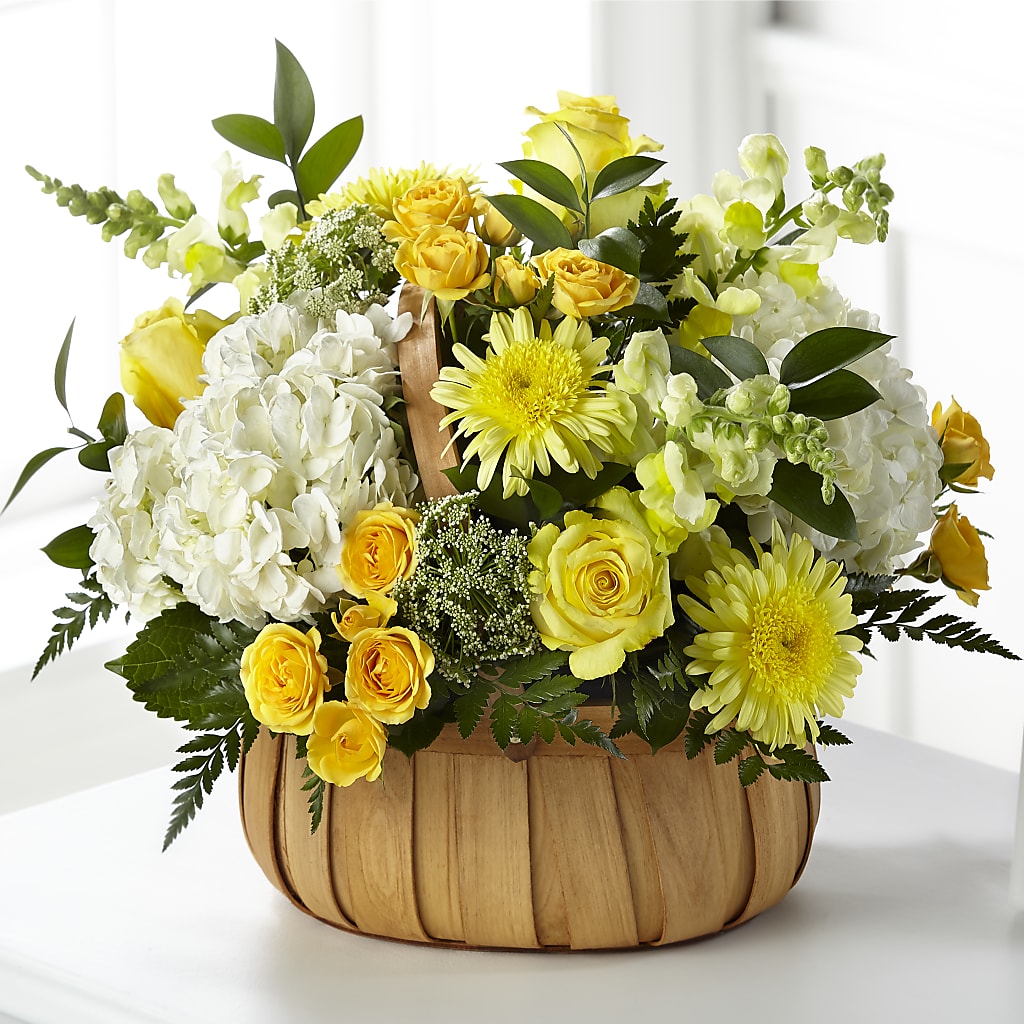 Rustic Remembrance Basket – La Petite Florist And Gifts, Brea CA