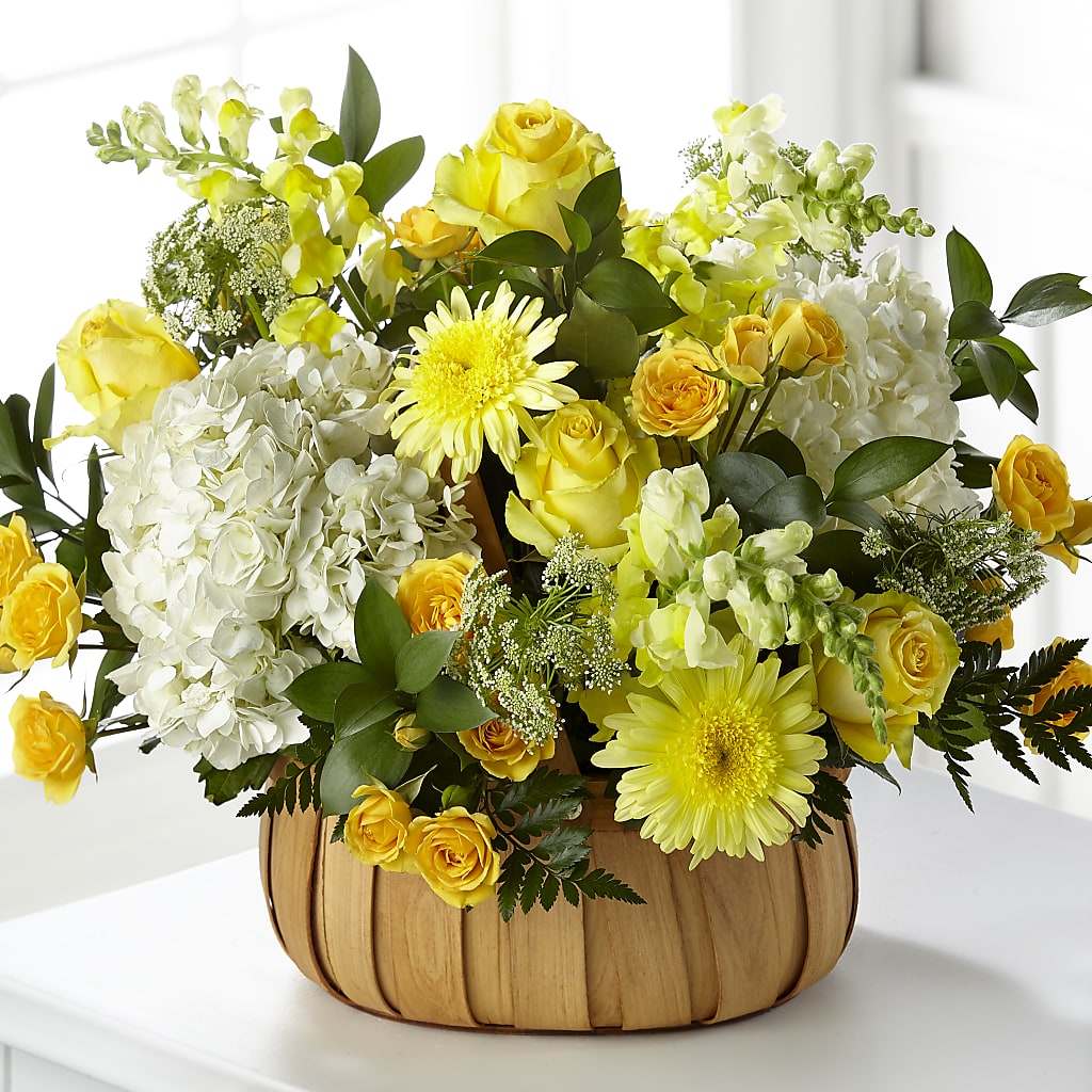 Rustic Remembrance Basket – La Petite Florist And Gifts, Brea CA