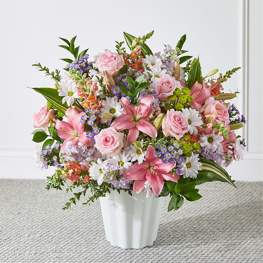 Abundant Compassion Floor Basket – La Petite Florist And Gifts, Brea CA