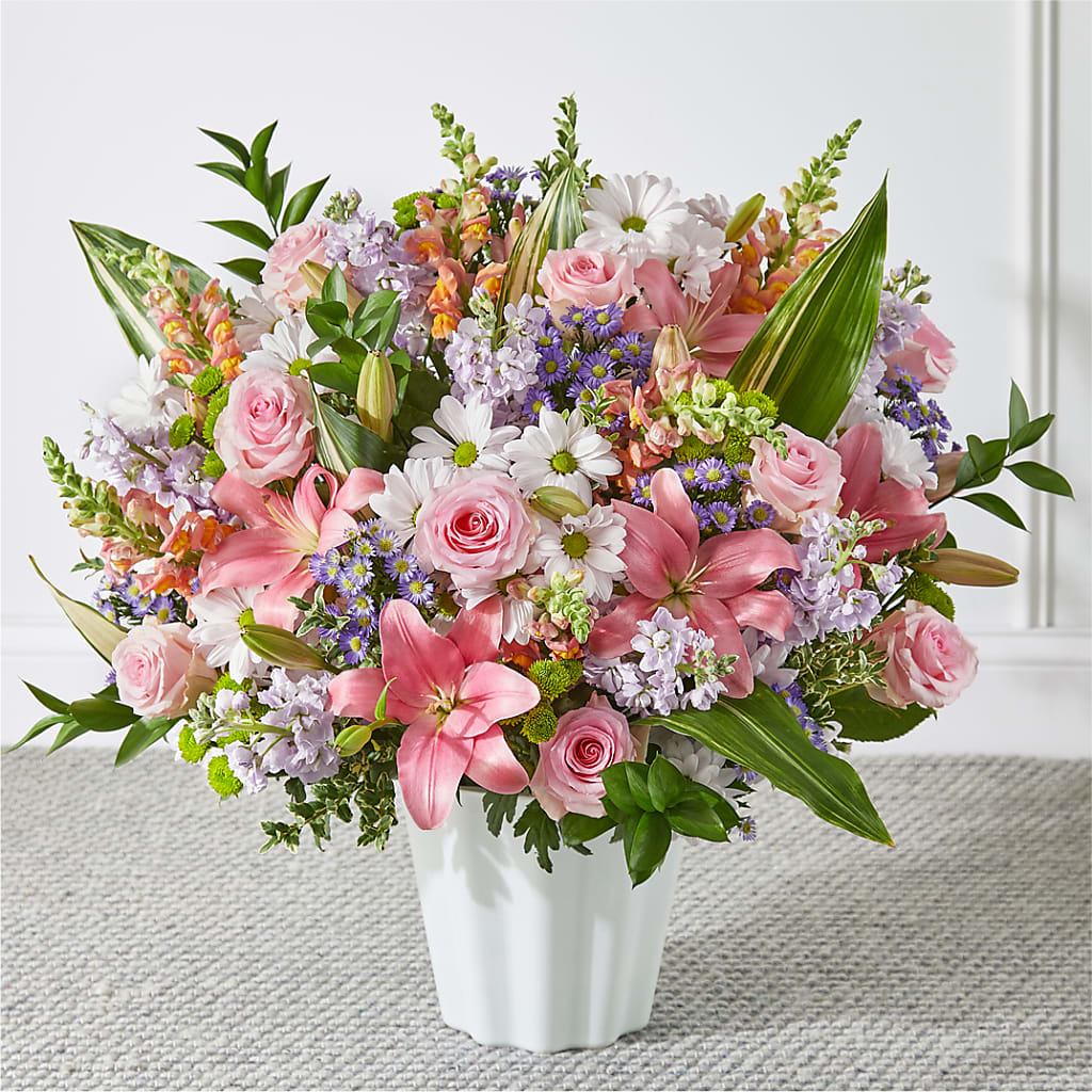 Abundant Compassion Floor Basket – La Petite Florist And Gifts, Brea CA
