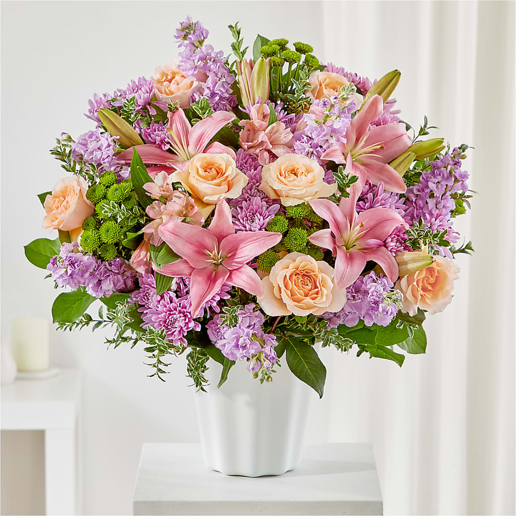 Supportive Embrace Tabletop Basket – La Petite Florist And Gifts, Brea CA