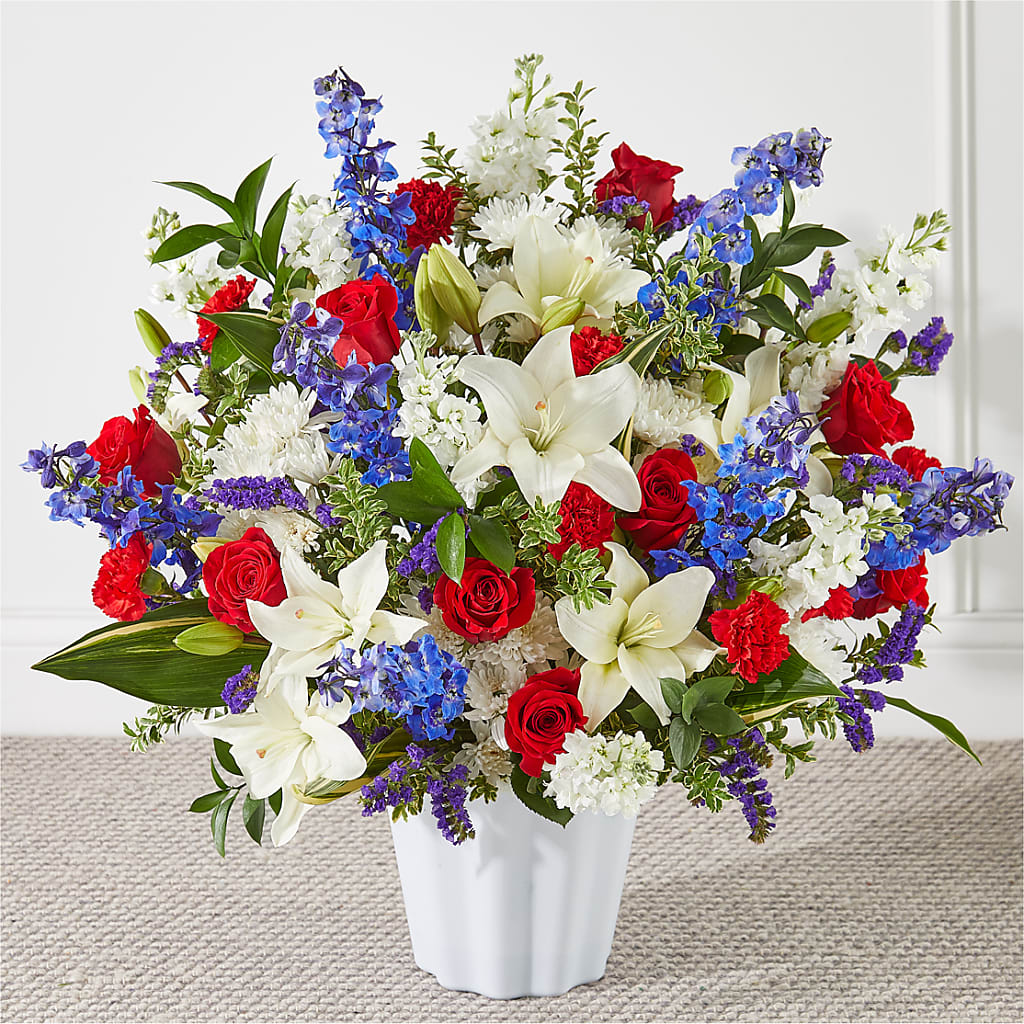 Consoled Floor Basket – La Petite Florist And Gifts, Brea CA