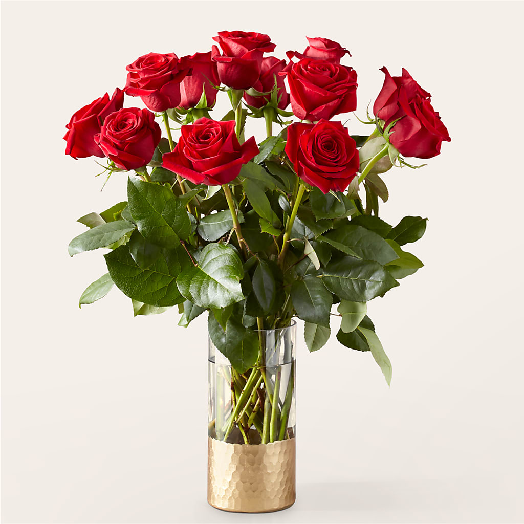 Classic Love Red Rose Bouquet – La Petite Florist And Gifts, Brea CA