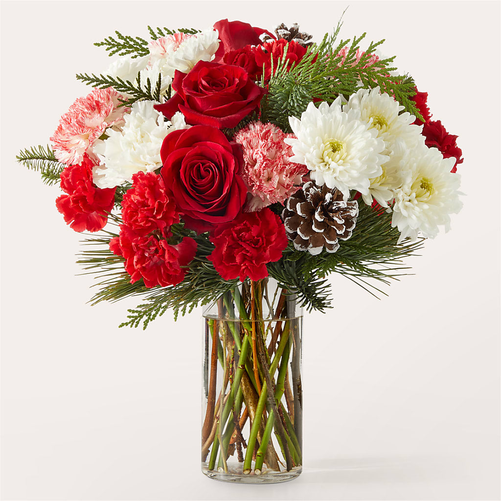 Candy Cane Lane Bouquet – La Petite Florist And Gifts, Brea CA