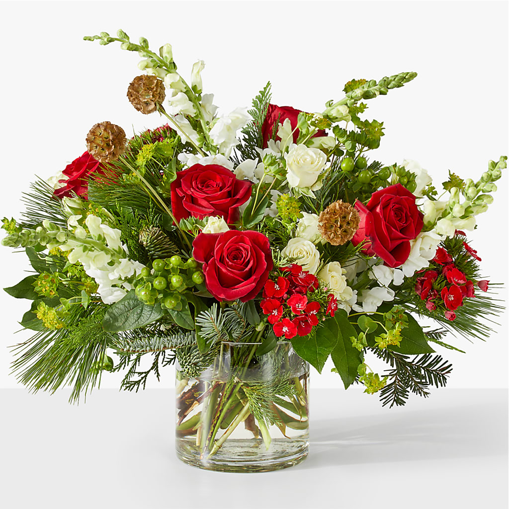 Deck the Halls Bouquet – La Petite Florist And Gifts, Brea CA