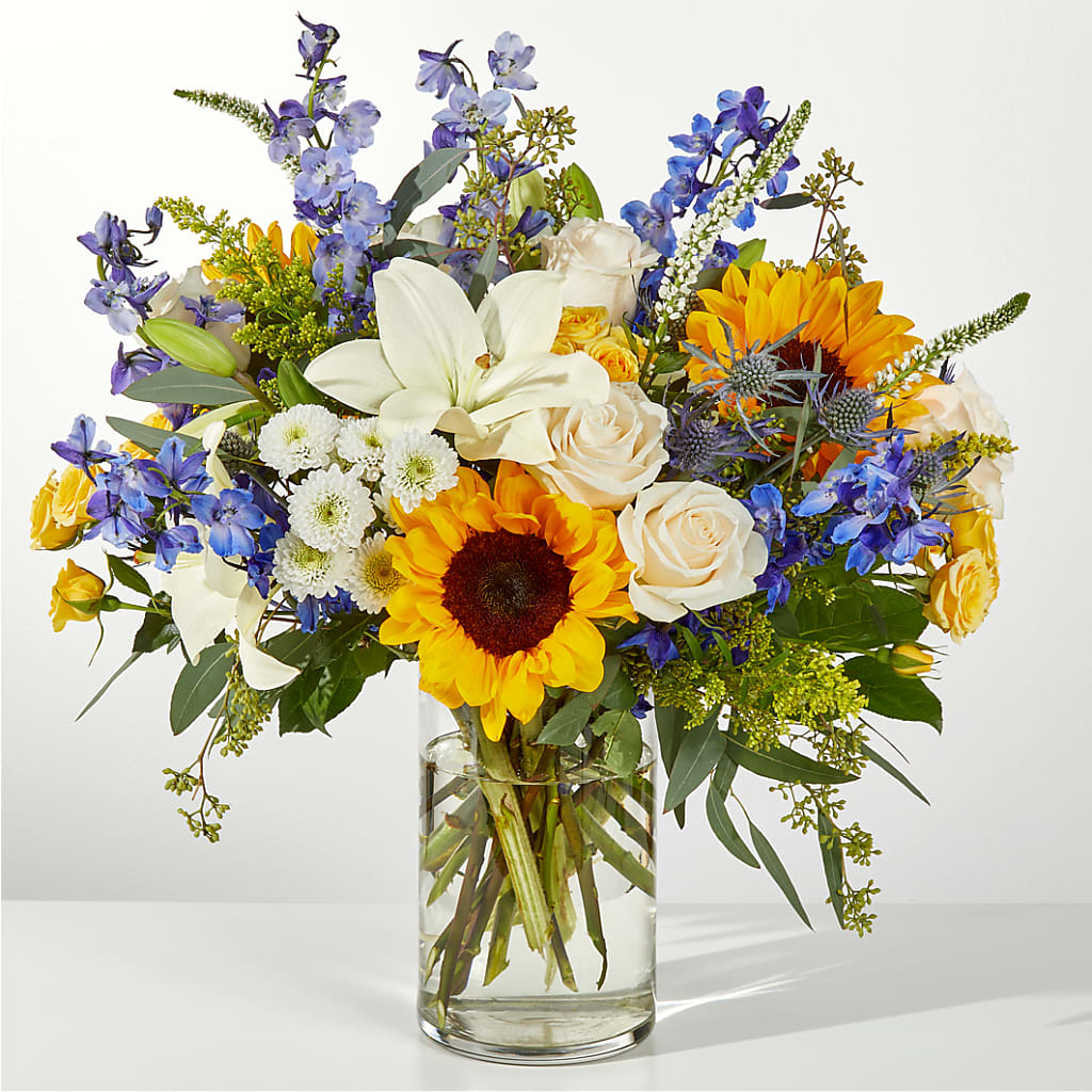 Wonderfully Sunny Bouquet – La Petite Florist And Gifts, Brea CA