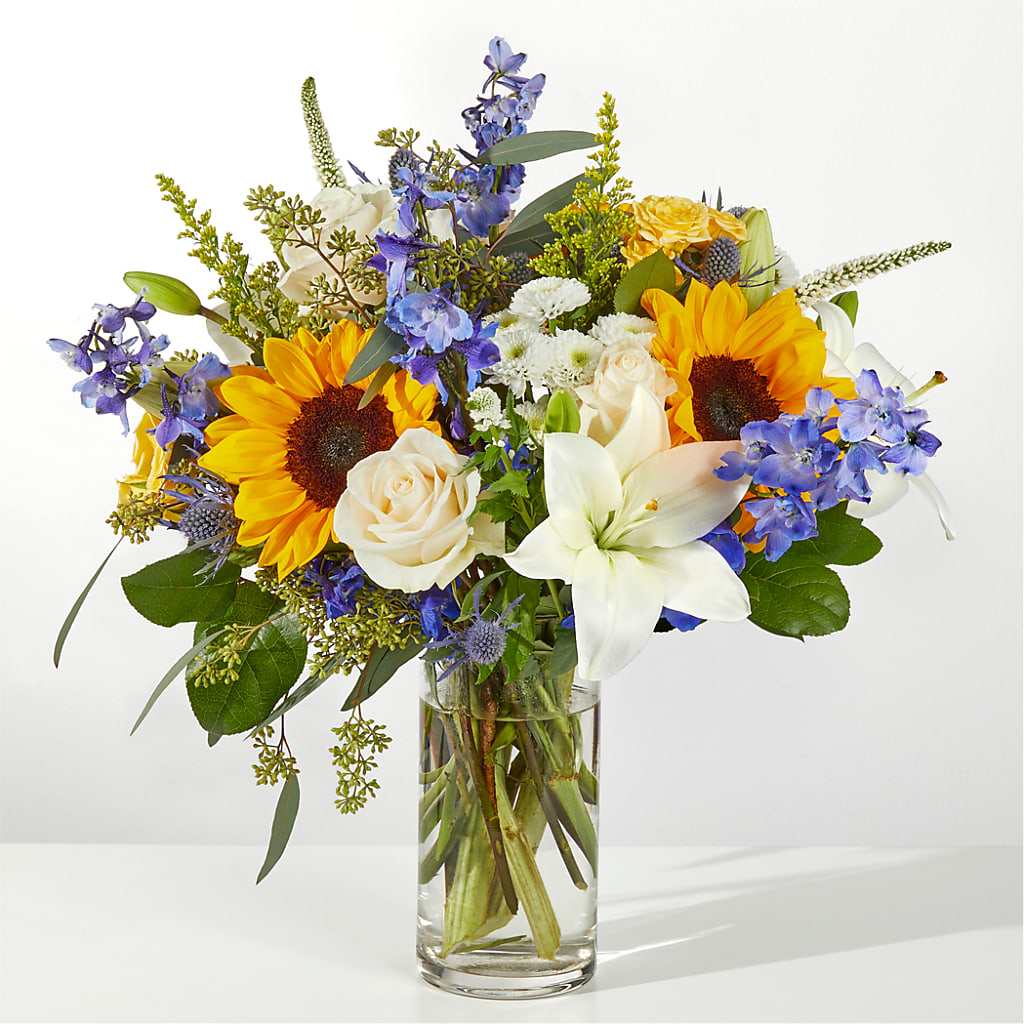 Wonderfully Sunny Bouquet – La Petite Florist And Gifts, Brea CA