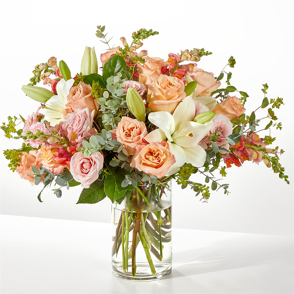 Grapefruit Splash Bouquet – La Petite Florist And Gifts, Brea CA