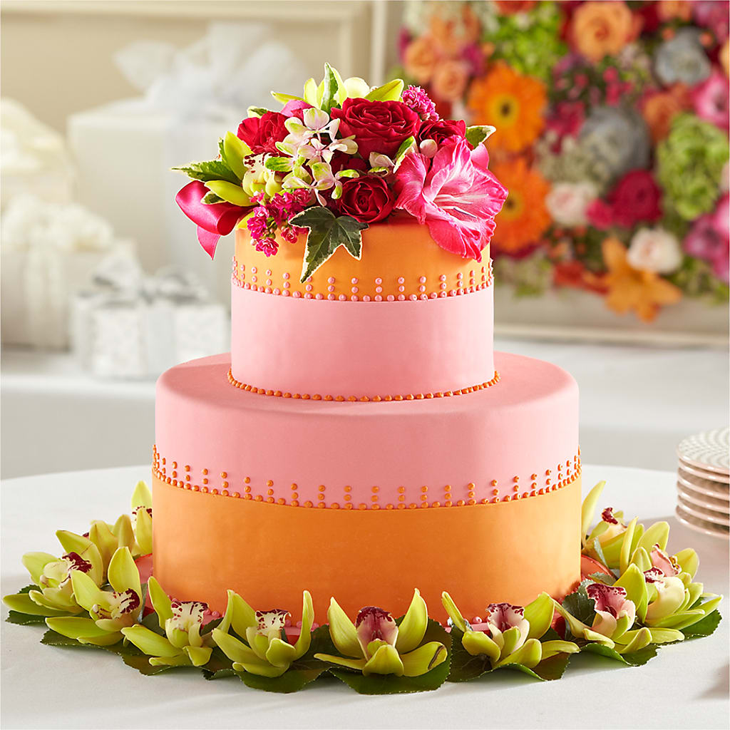 Sweet Citrus Cake Decor – La Petite Florist And Gifts, Brea CA