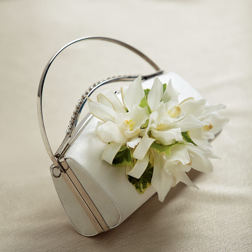 White Purse Decor – La Petite Florist And Gifts, Brea CA