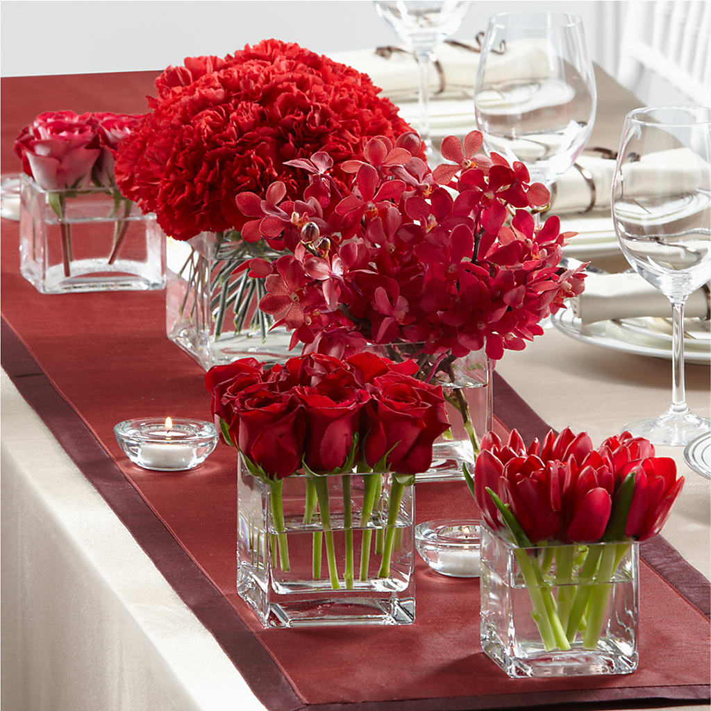 Modern Grace Centerpiece – La Petite Florist And Gifts, Brea CA