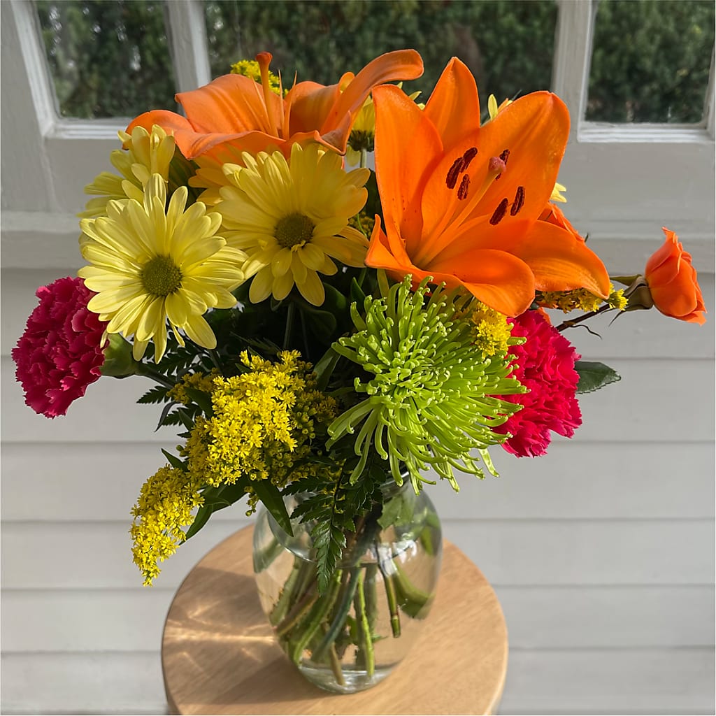 Bold & Bright – A Florist Original –  La Petite Florist And Gifts, Brea CA