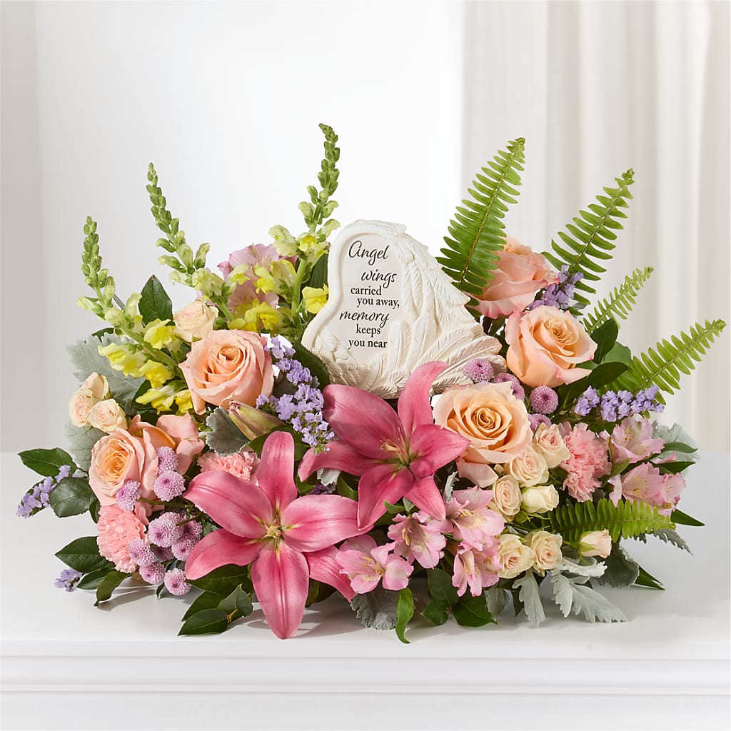 Gentle Light Arrangement –  La Petite Florist And Gifts, Brea CA