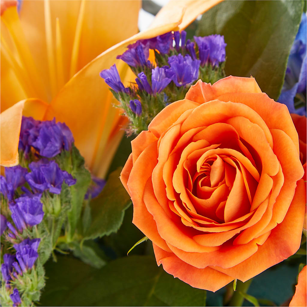 Radiant Citrus Box Bouquet –  La Petite Florist And Gifts, Brea CA