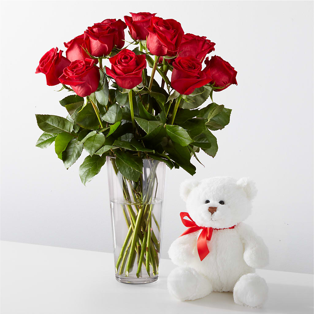 Romantic Long Stem Red Rose Bouquet Bundles –  La Petite Florist And Gifts, Brea CA
