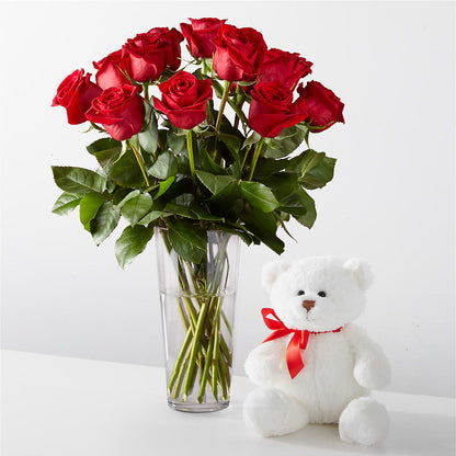Romantic Long Stem Red Rose Bouquet Bundles –  La Petite Florist And Gifts, Brea CA