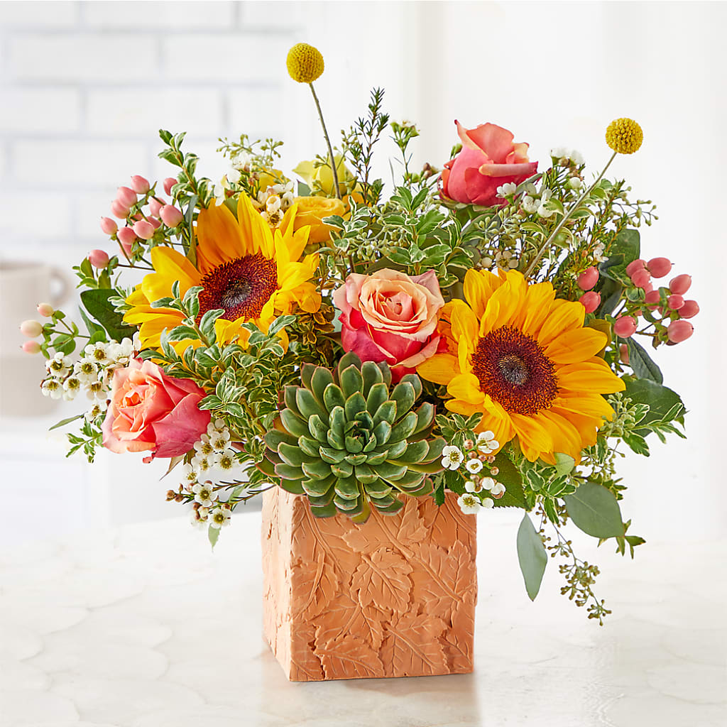 Sunflower Season Bouquet –  La Petite Florist And Gifts, Brea CA