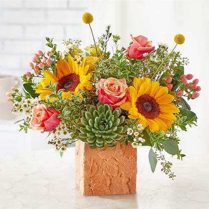Sunflower Season Bouquet –  La Petite Florist And Gifts, Brea CA
