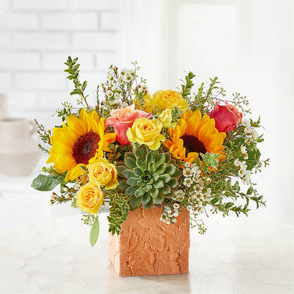 Sunflower Season Bouquet –  La Petite Florist And Gifts, Brea CA