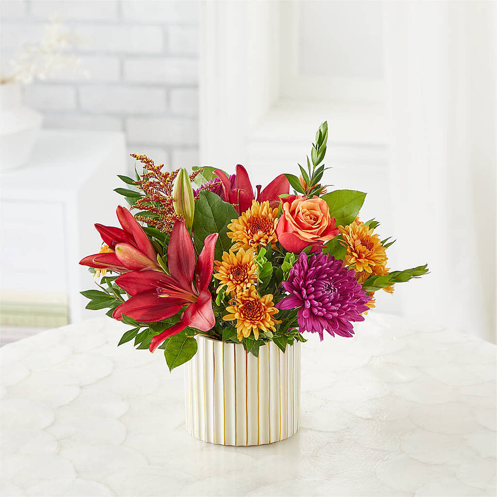Burgundy Landscape Bouquet –  La Petite Florist And Gifts, Brea CA