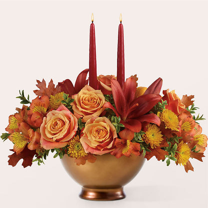 Harvest Table Centerpiece –  La Petite Florist And Gifts, Brea CA