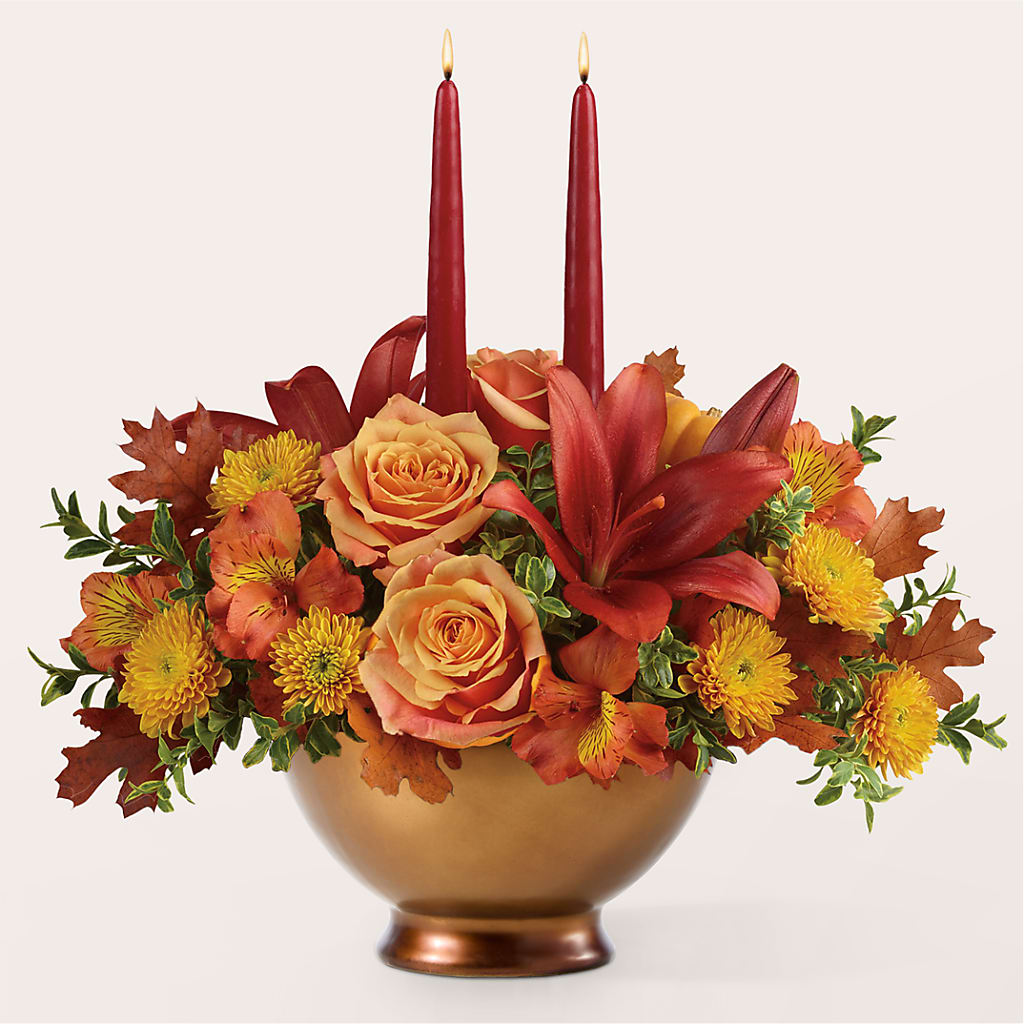 Harvest Table Centerpiece –  La Petite Florist And Gifts, Brea CA