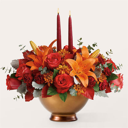 Fruits of Fall Centerpiece –  La Petite Florist And Gifts, Brea CA