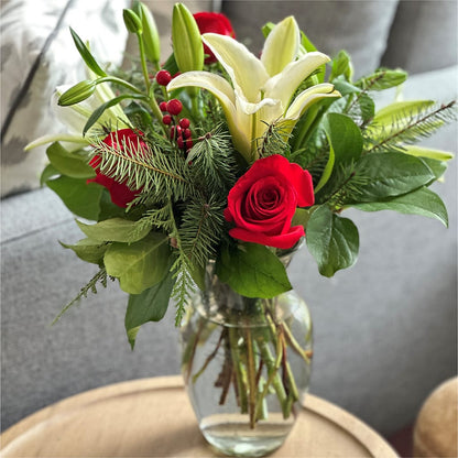 Sparkling Snowflakes Bouquet –  La Petite Florist And Gifts, Brea CA
