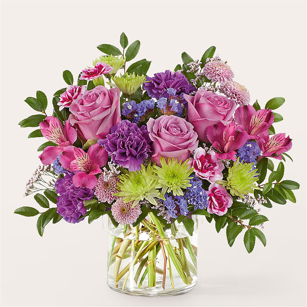 Glass Half Full Bouquet –  La Petite Florist And Gifts, Brea CA