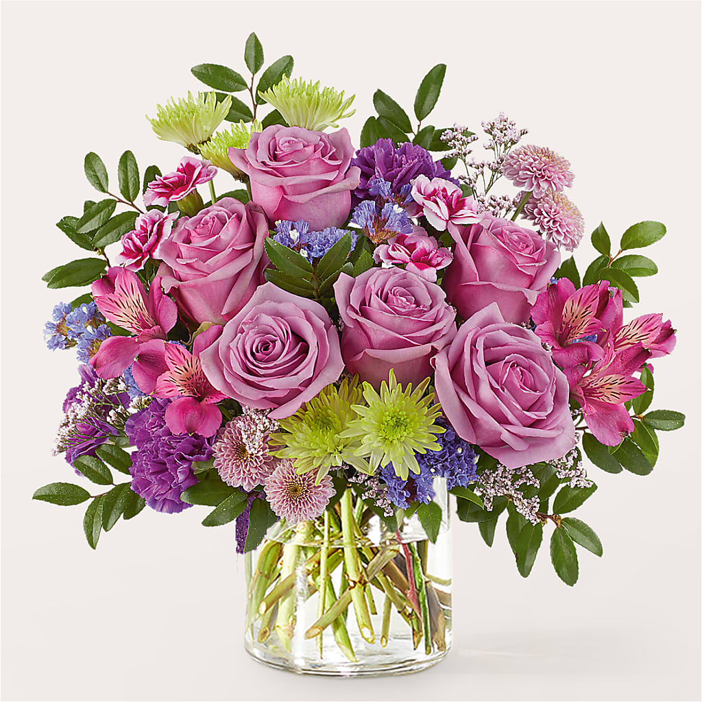 Glass Half Full Bouquet –  La Petite Florist And Gifts, Brea CA